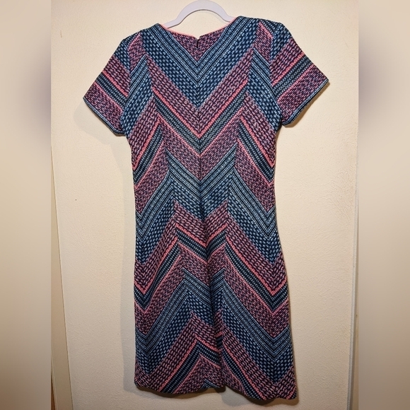 Shoshanna neon tweed Liasa chevron dress - Picture 8 of 13